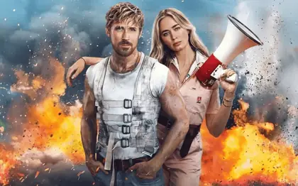 Arte ilustrativa de filme de ação